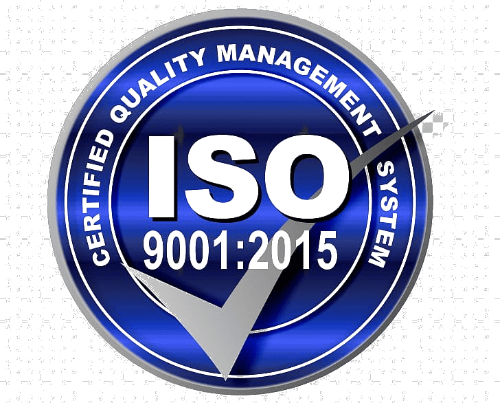 ISO 9001:2015 certificate logo for om sai packers movers