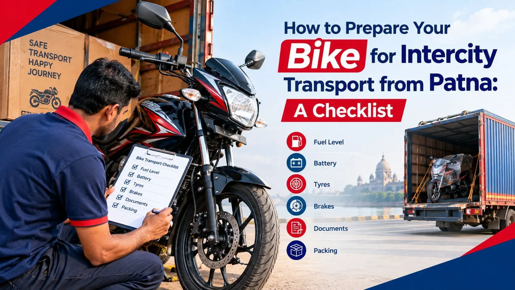 How to Prepare Your Bike for Intercity Transport from Patna: A Checklist